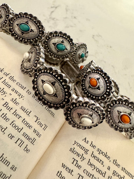 Mesa Concho Stone Bracelet
