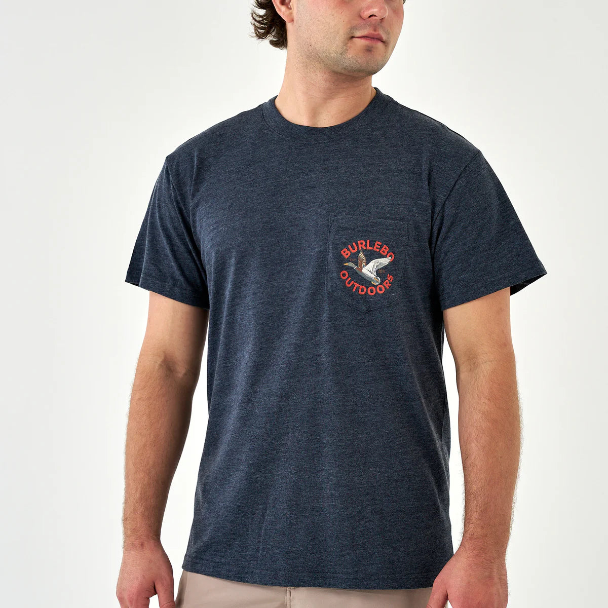 Short Sleeve Tee - Old School Duck Hunt - Heather