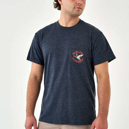 Short Sleeve Tee - Old School Duck Hunt - Heather