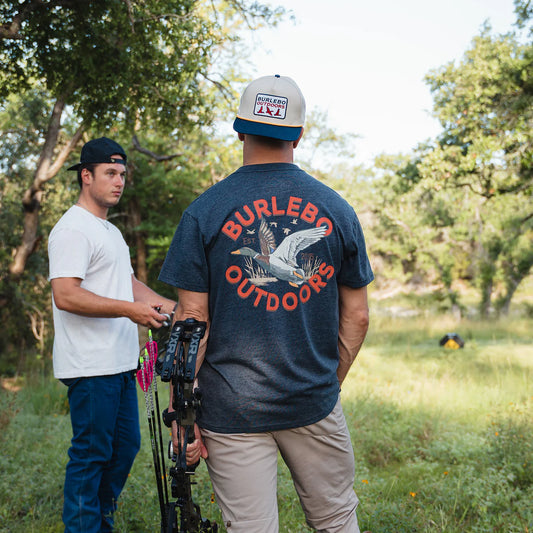 Short Sleeve Tee - Old School Duck Hunt - Heather