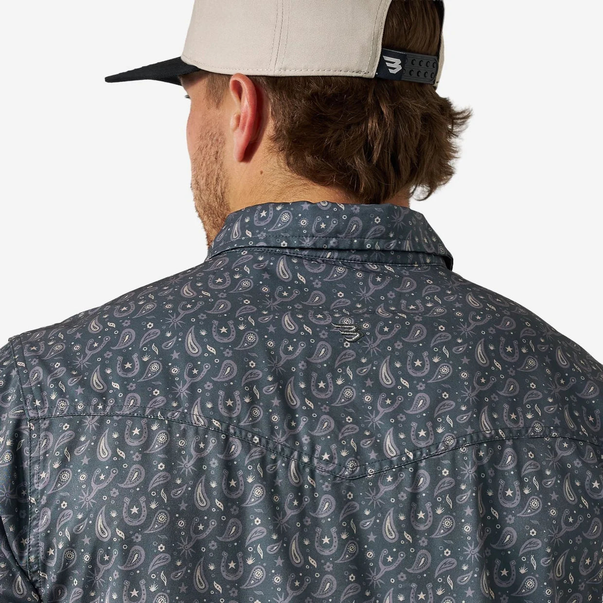 Performance Western Shirt: Paisley Spurs