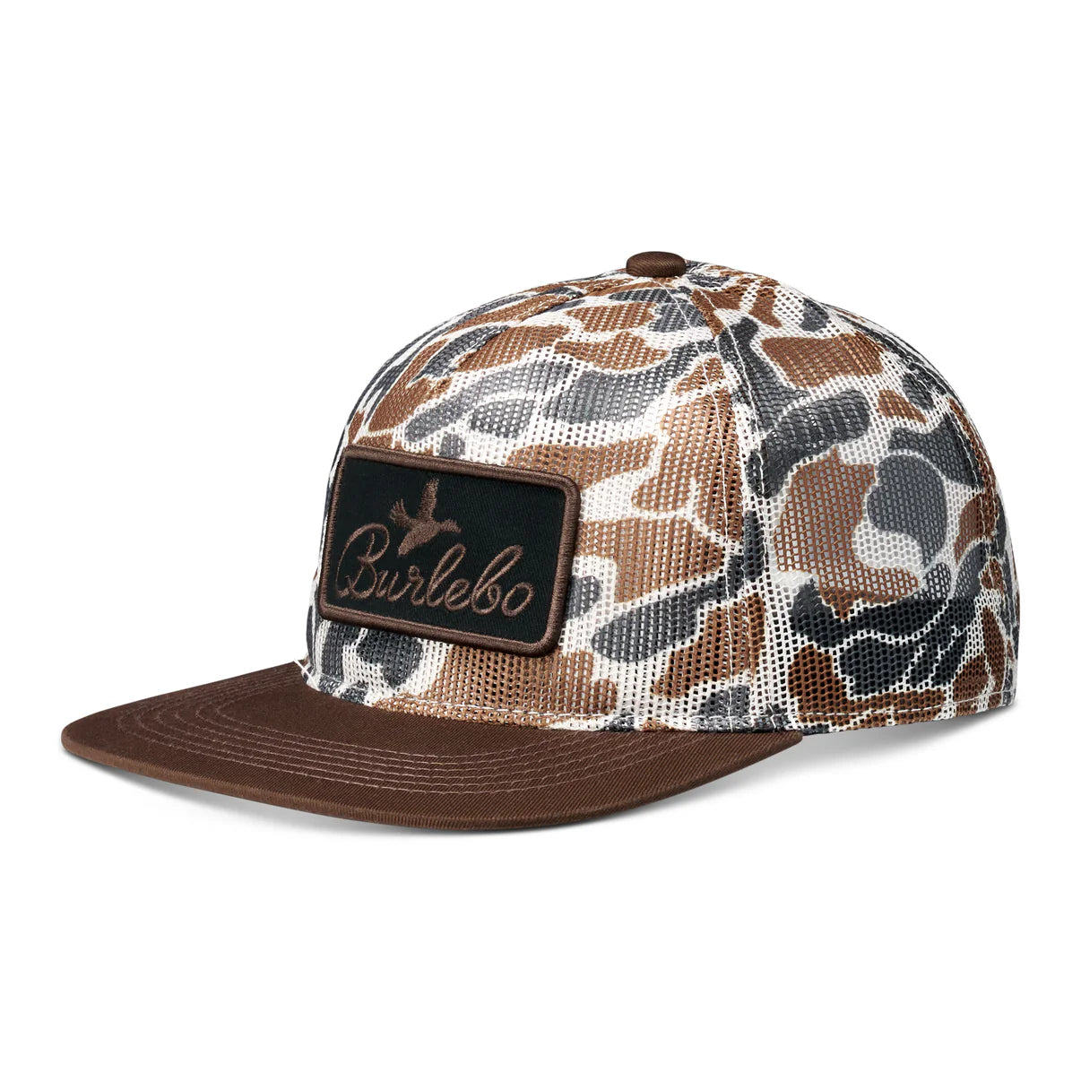 Burlebo Hat: Woods Camo Mesh