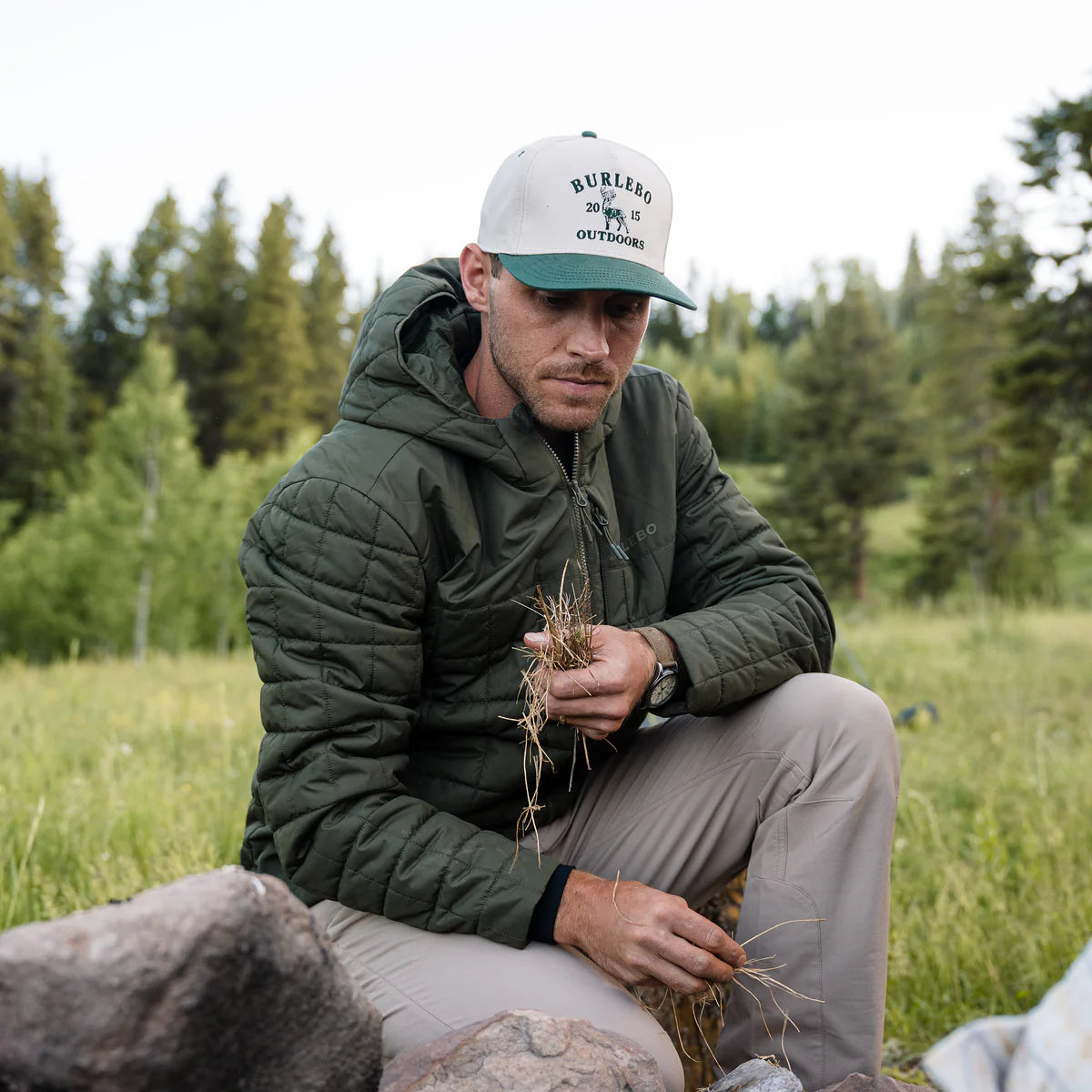 Puffer Jacket - Mallard Green