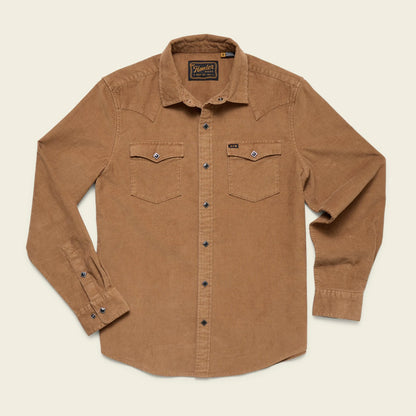 Banning Corduroy Snapshirt: Duck Brown