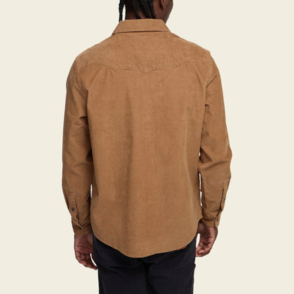 Banning Corduroy Snapshirt: Duck Brown