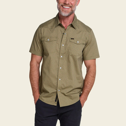 H Bar B Snapshirt: Lockhart Floral Olive