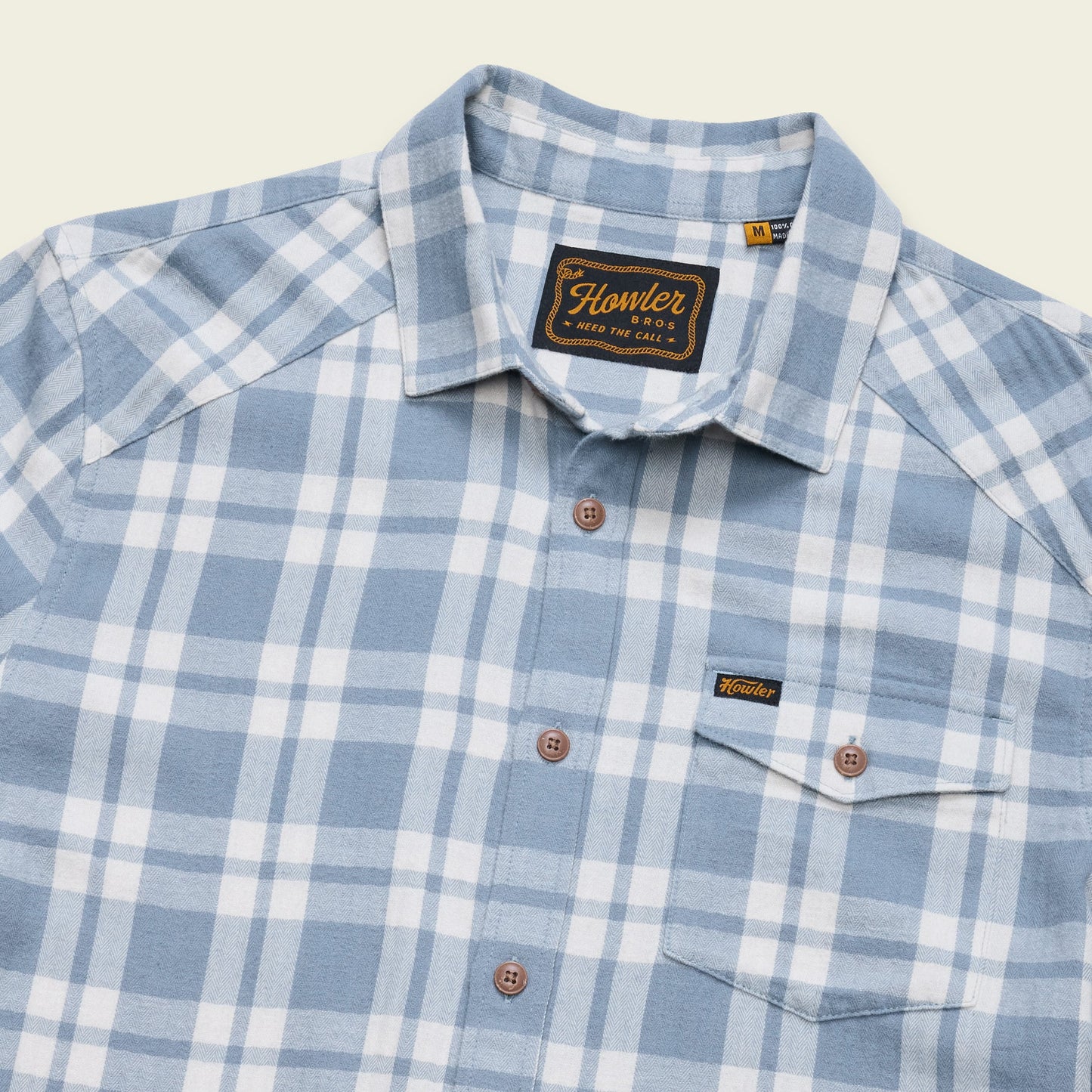La Grange Lightweight Flannel: Cohen Plaid Iron Blue