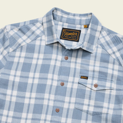 La Grange Lightweight Flannel: Cohen Plaid Iron Blue