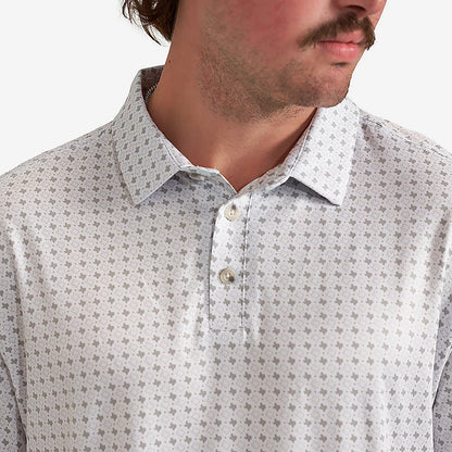Burlebo Performance Polo - Texas - Grey and White Helmet