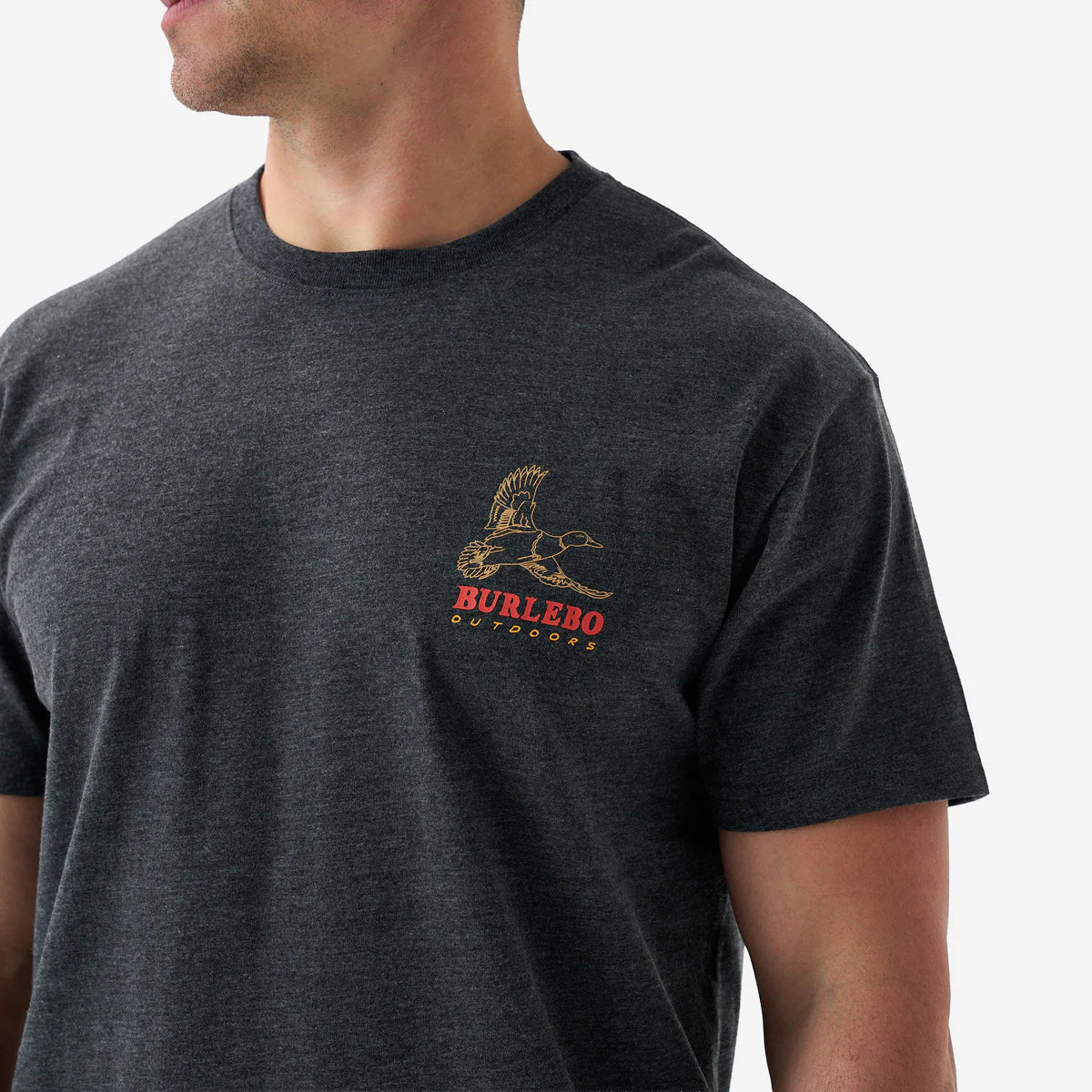 Short Sleeve Tee - Duck Wild - Heather Black