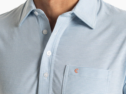 Performance Players Shirt: Hobby Stripe Light Blue