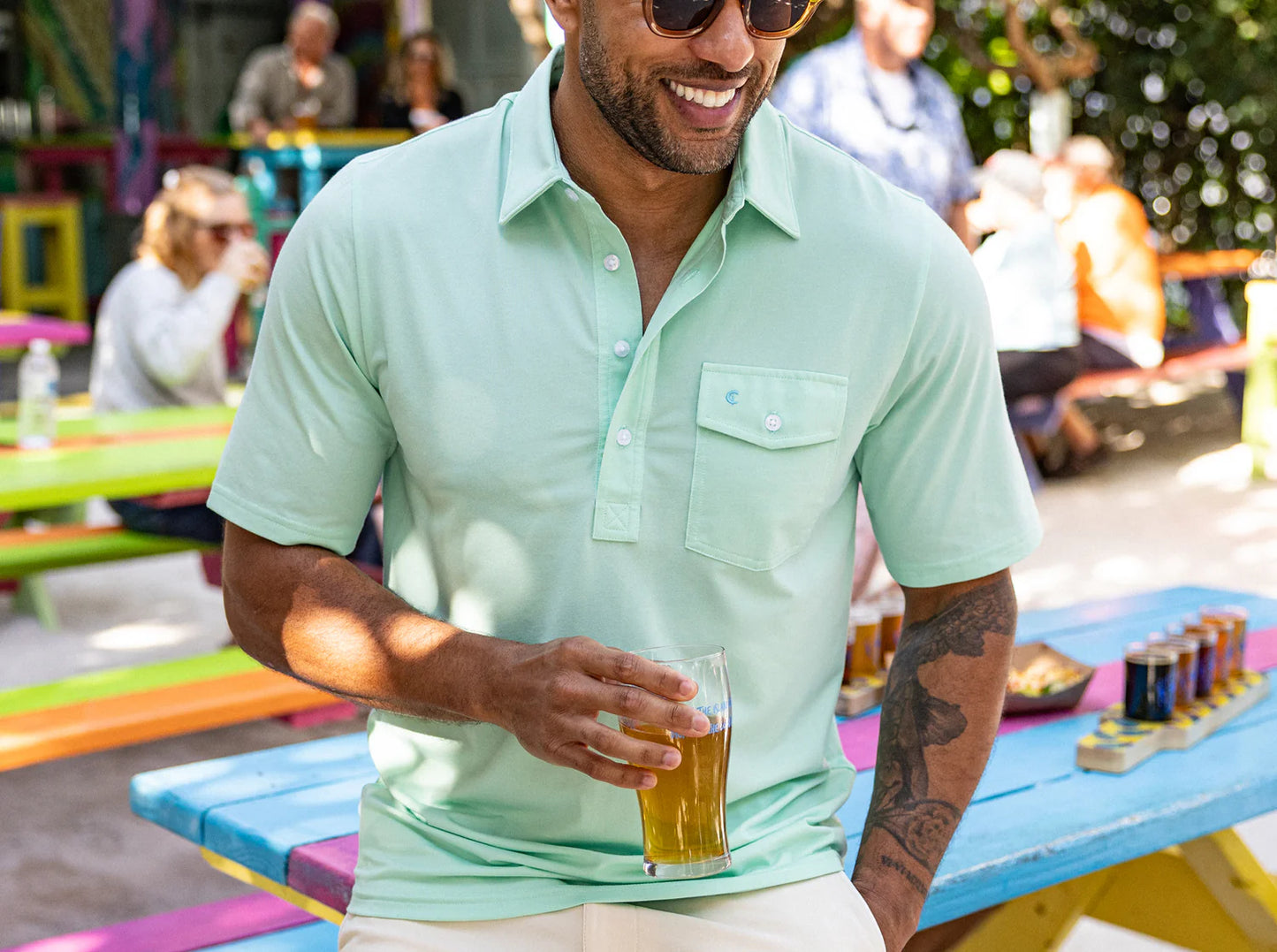 Performance Players Shirt: Key Lime