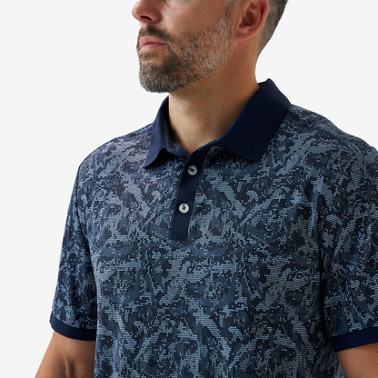 Ringer Performance Polo - Digi Camo - Navy