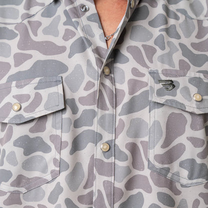 Performance Western Shirt - Classic Deer Camo