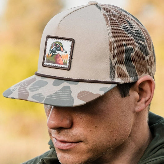 Wood Duck Stamp Cap - Camo