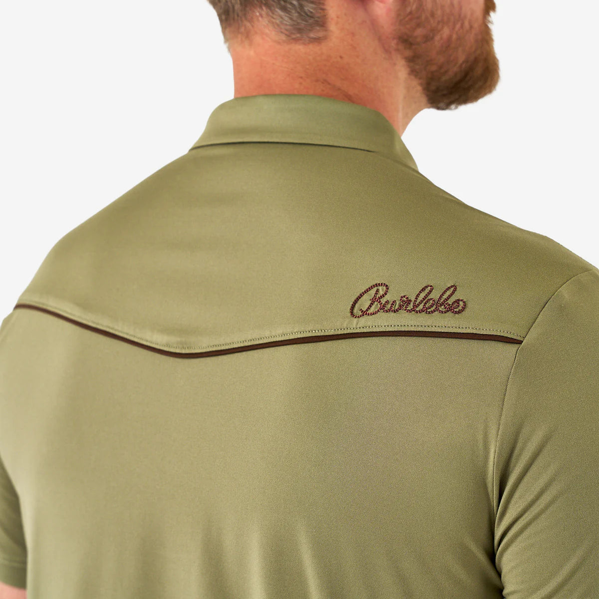 Pearl Snap Performance Polo - Whitetail Deer - Green
