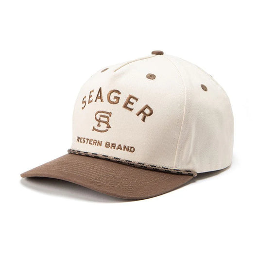 Seager Branded Snapback Cream/Brown