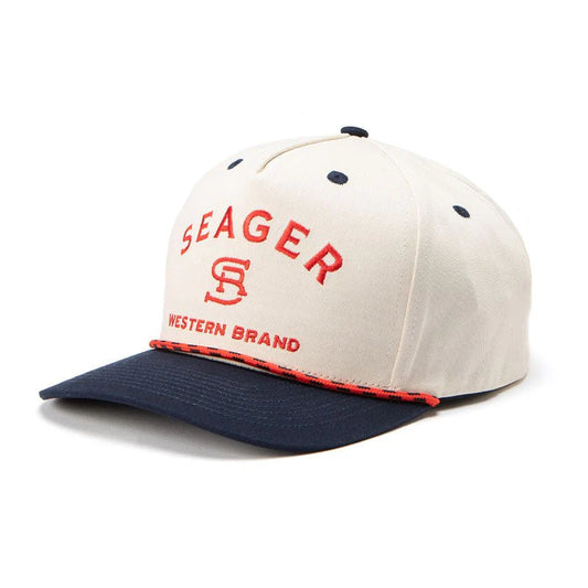 Seager Branded Snapback Cream/Navy