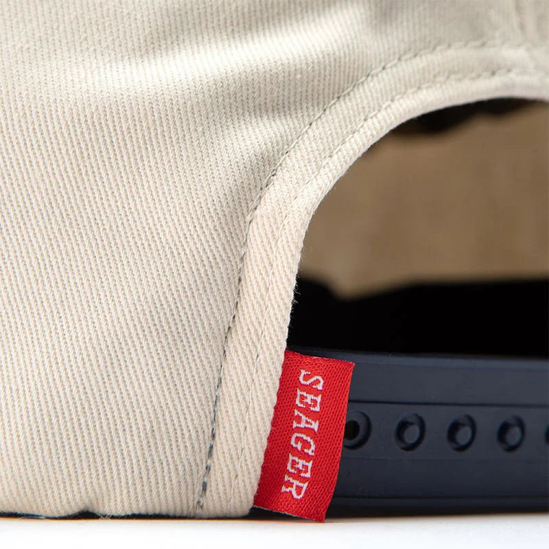 Seager Branded Snapback Cream/Navy