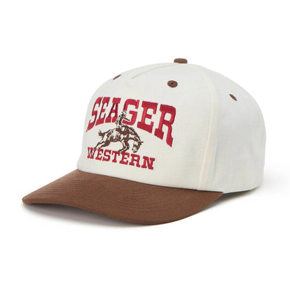 Rodeo SnapBack: Cream/Brown
