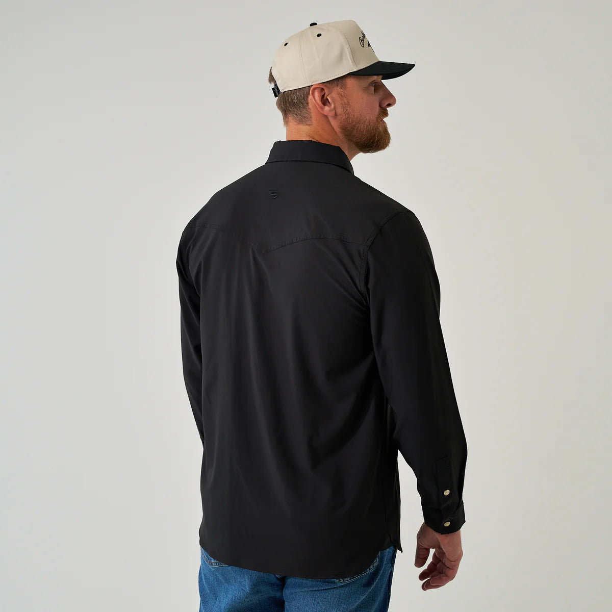 Long Sleeve - Performance Western Shirt - Black
