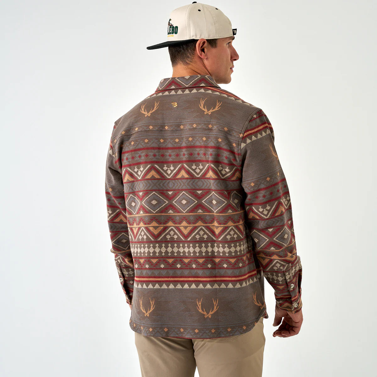 Vintage Heavyweight Flannel - Whitetail Aztec: Brown