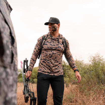 Performance Hoodie: Gauge Camo