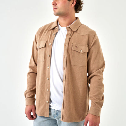 Austin Shirt - Long Shirt - Khaki