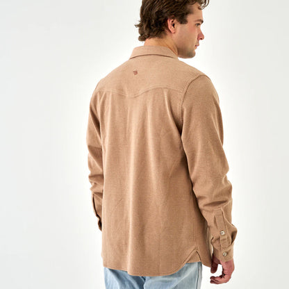 Austin Shirt - Long Shirt - Khaki
