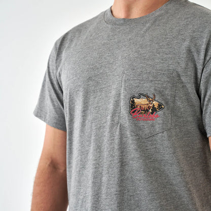 Short Sleeve Tee - Hill Country Buck - Dark Heather Grey