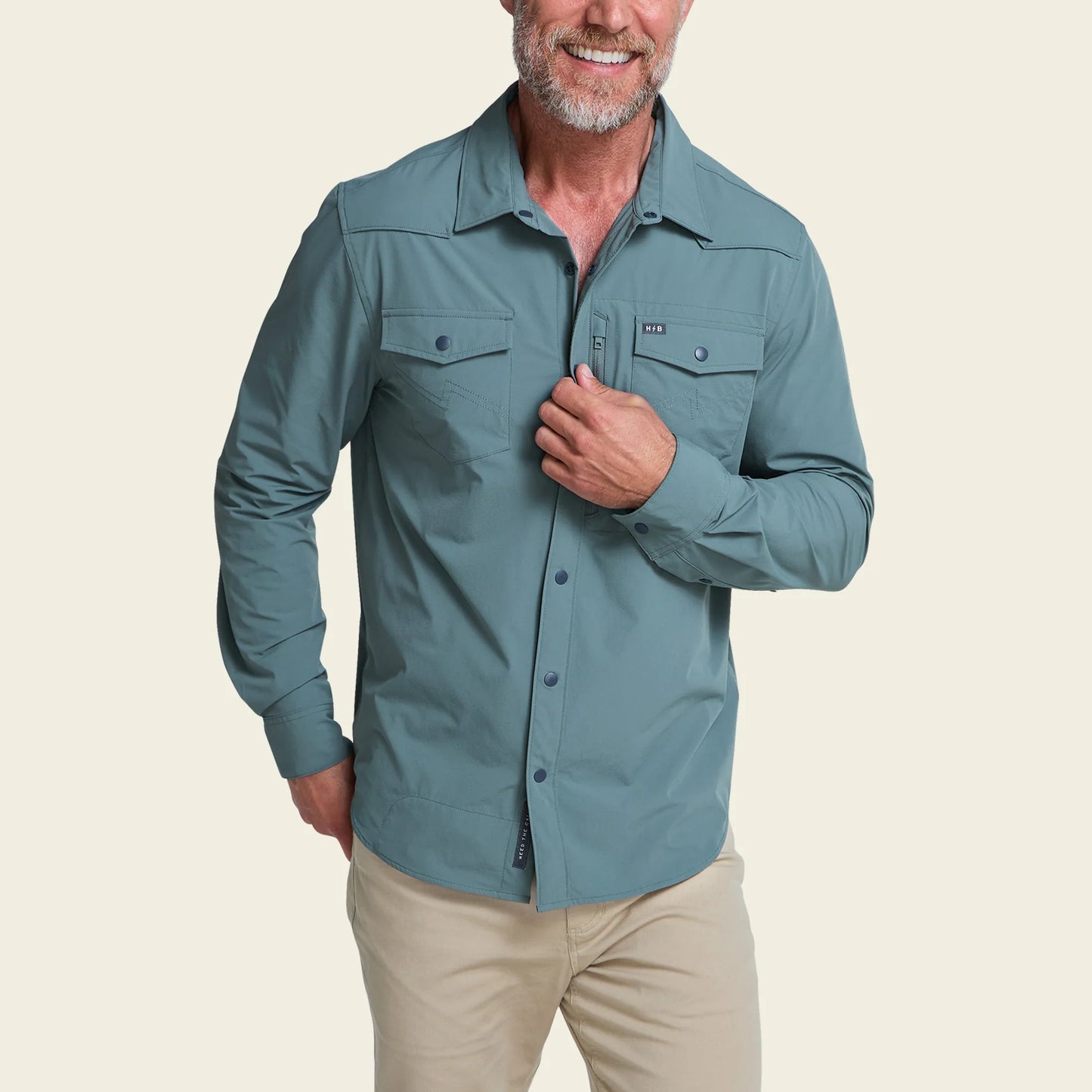 Emerger Tech Longsleeve: Stormy Sea