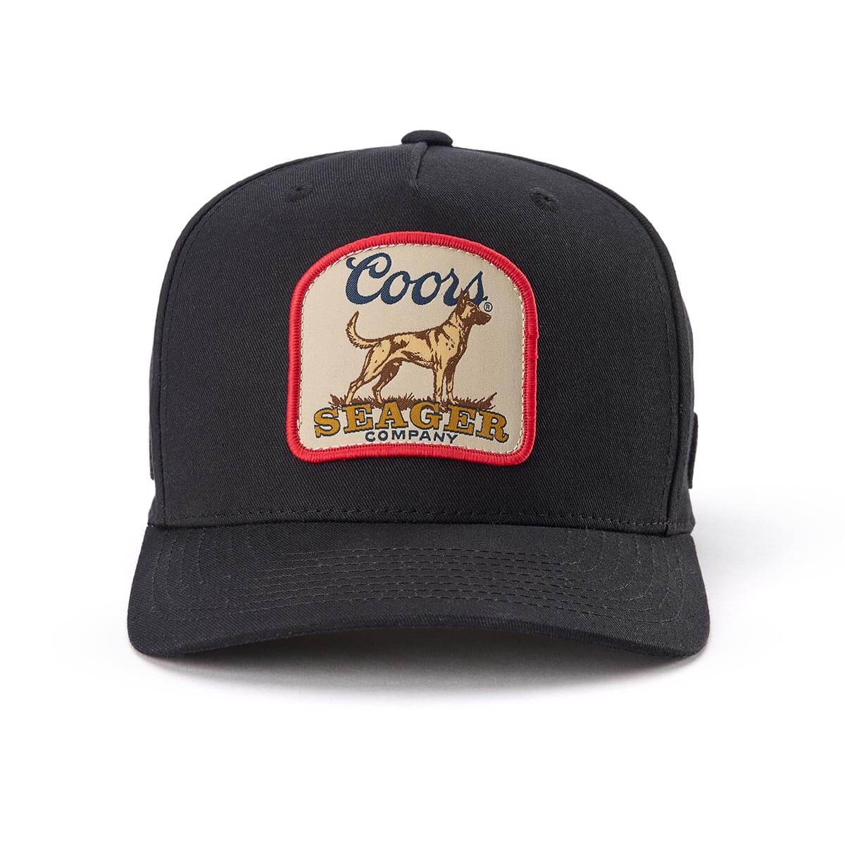 Seager x Coors Banquet Fire Dog Snapback Hat: Black
