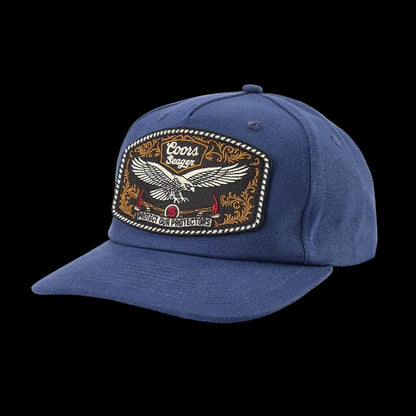 Seager x Coors Banquet Eagle Snapback Hat: Navy