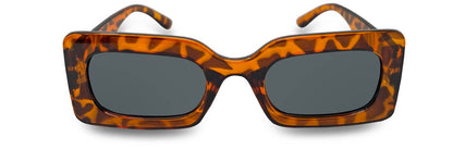 Square Sunglasses - Tortoise Frames/Smoke Lenses