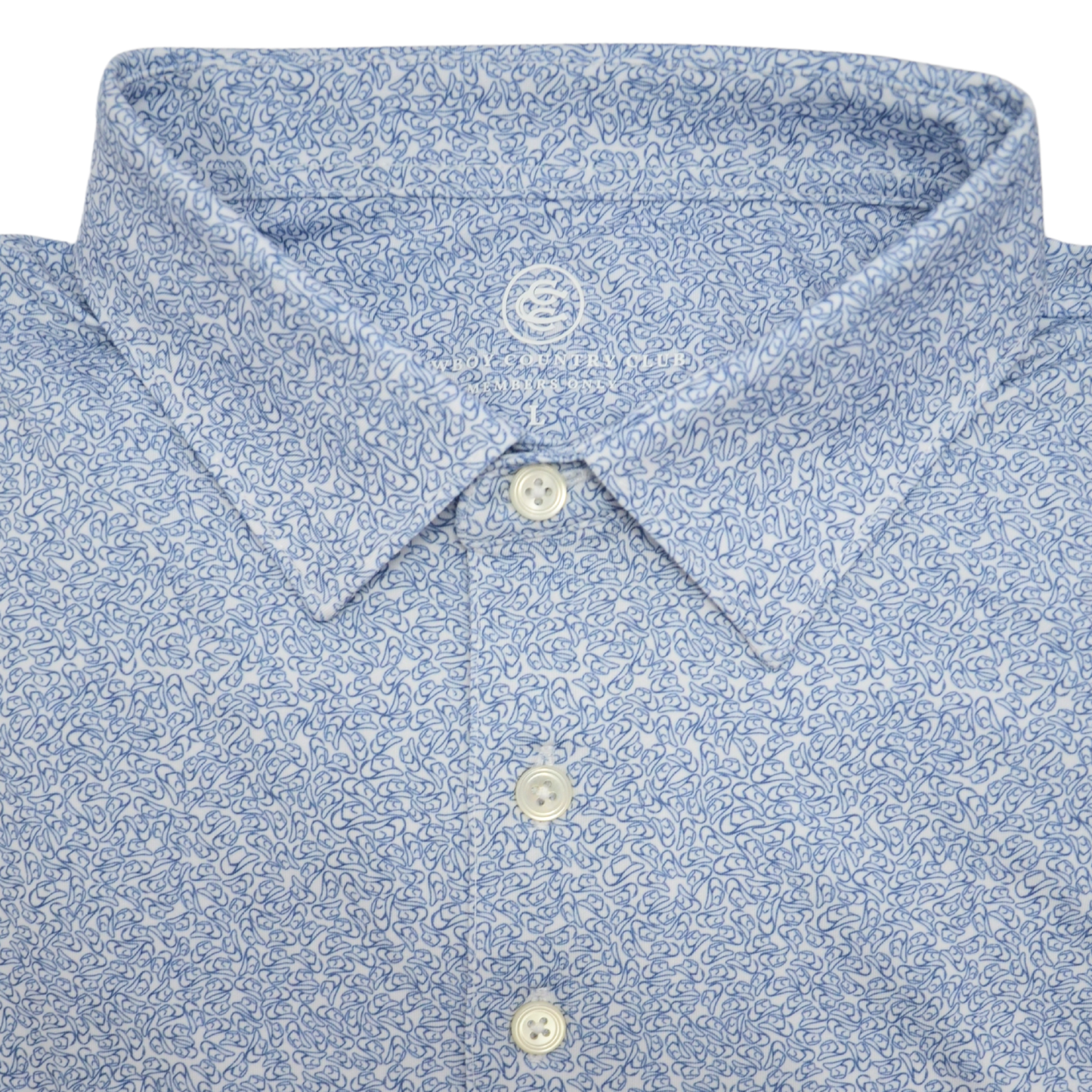 Cowboy Hat Polo: Navy