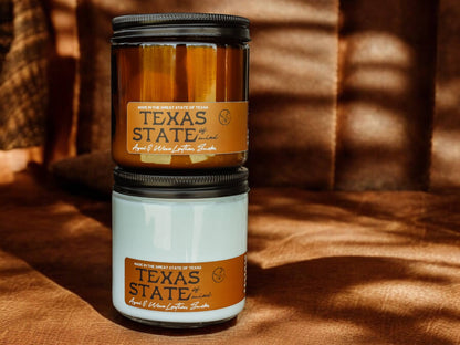 TEXAS STATE OF MIND - Leather & Smoke Candle