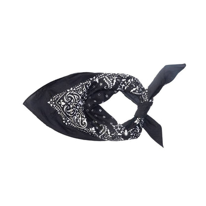 Rider's Moon Bandana in Ranch Black: Black / SINGLE