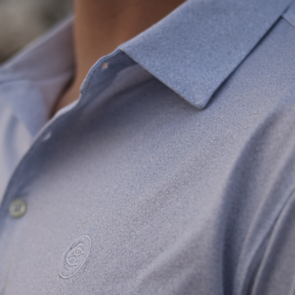Cowboy Hat Polo: Navy