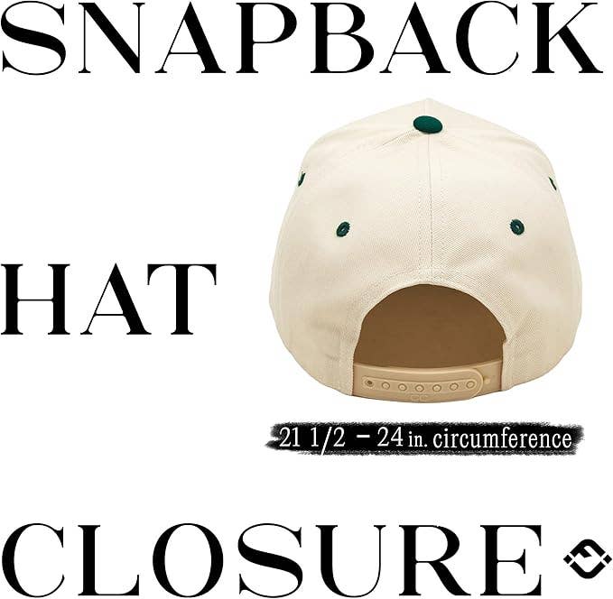 2 Tone Cap: Birdies And Dirties - Green/Beige