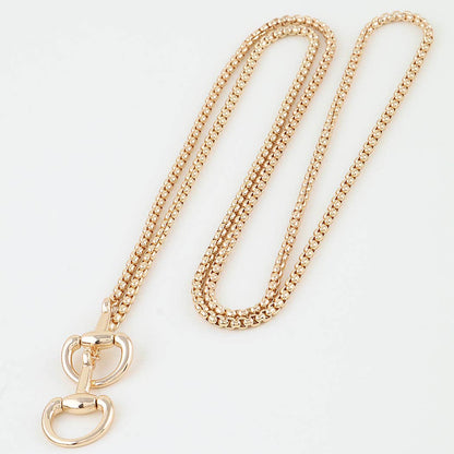 Polished Toggle Loop Box Chain Necklace: GSL