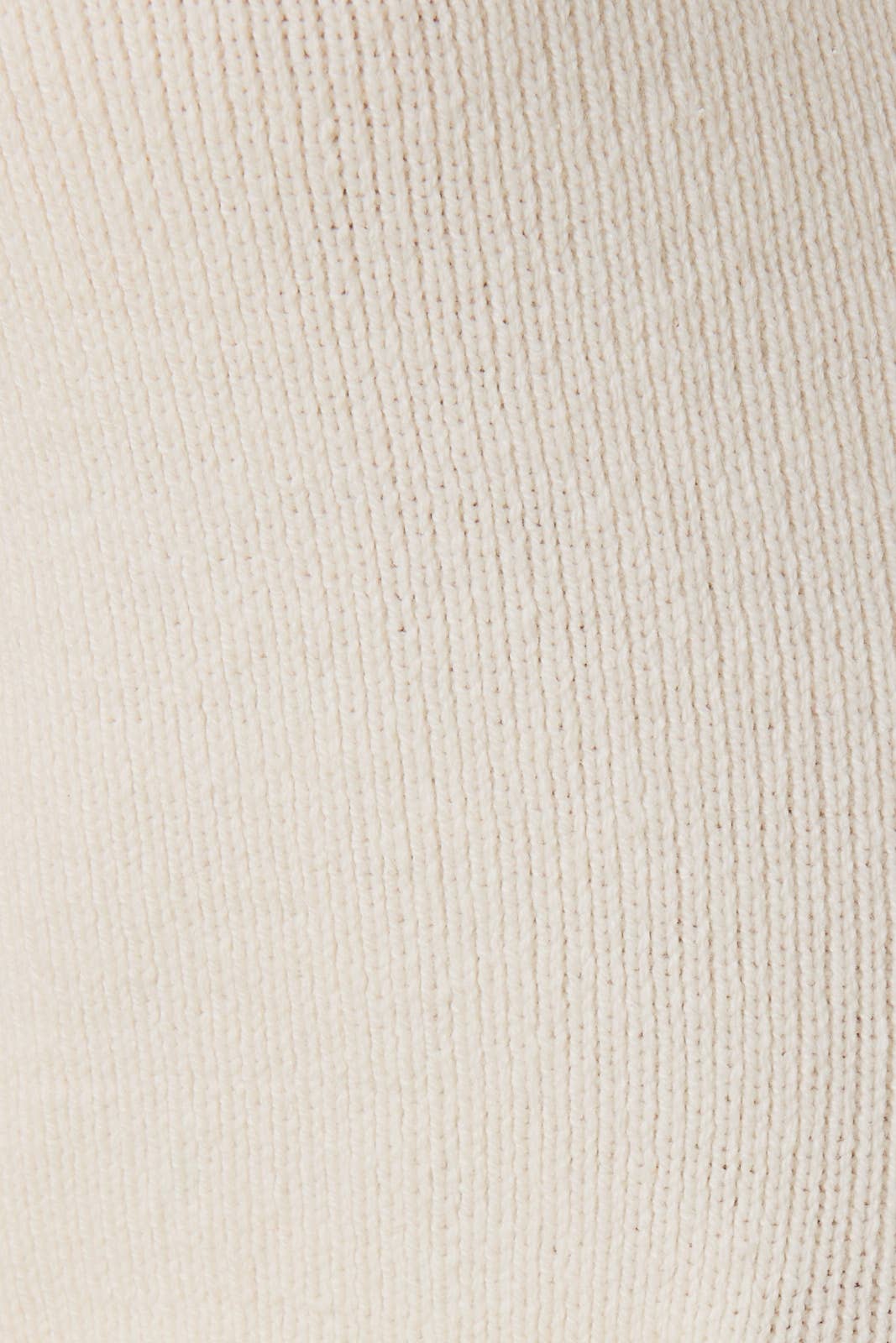 Alabaster Button Down Knit Vest: Cream