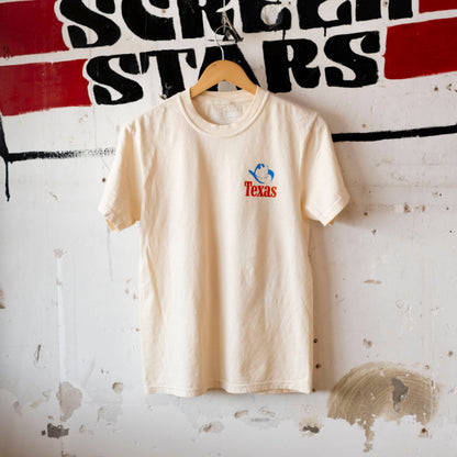 Texas Cowboy Heritage Heavy Unisex T-Shirt: Cream