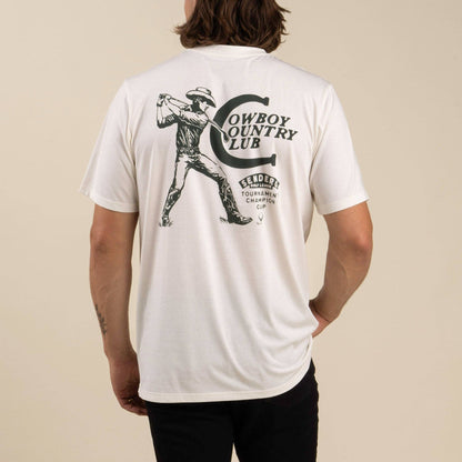 Cowboy Country Club T-Shirt: Cream