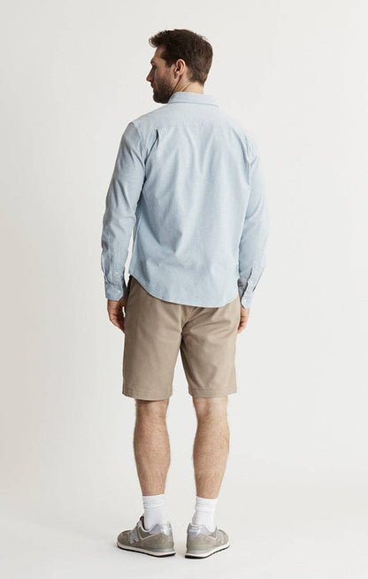 Classic Oxford Long Sleeve Shirt: WHITE / M