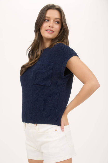 Dockside Short Sleeve Knit Top