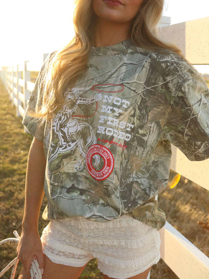 MEMBERS ONLY OVERSIZED TEE - CAMO