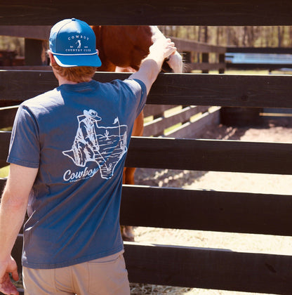 Texas Golf Tee: Navy