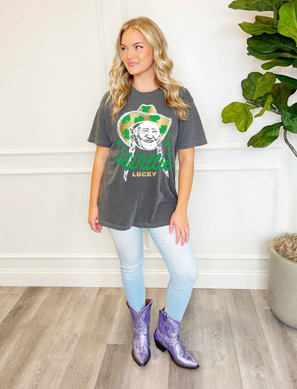 Willie Lucky Vintage Patrick's Day Tee