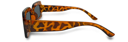 Square Sunglasses - Tortoise Frames/Smoke Lenses