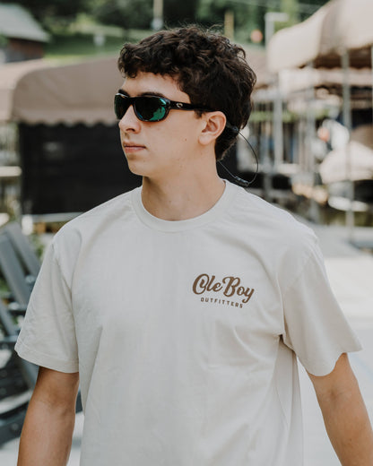 OLE BOY 10 Point Buck T-Shirt: Pigment Ivory